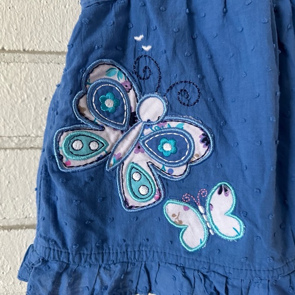 Vintage butterfly crew cut dress - Picture 2 of 7